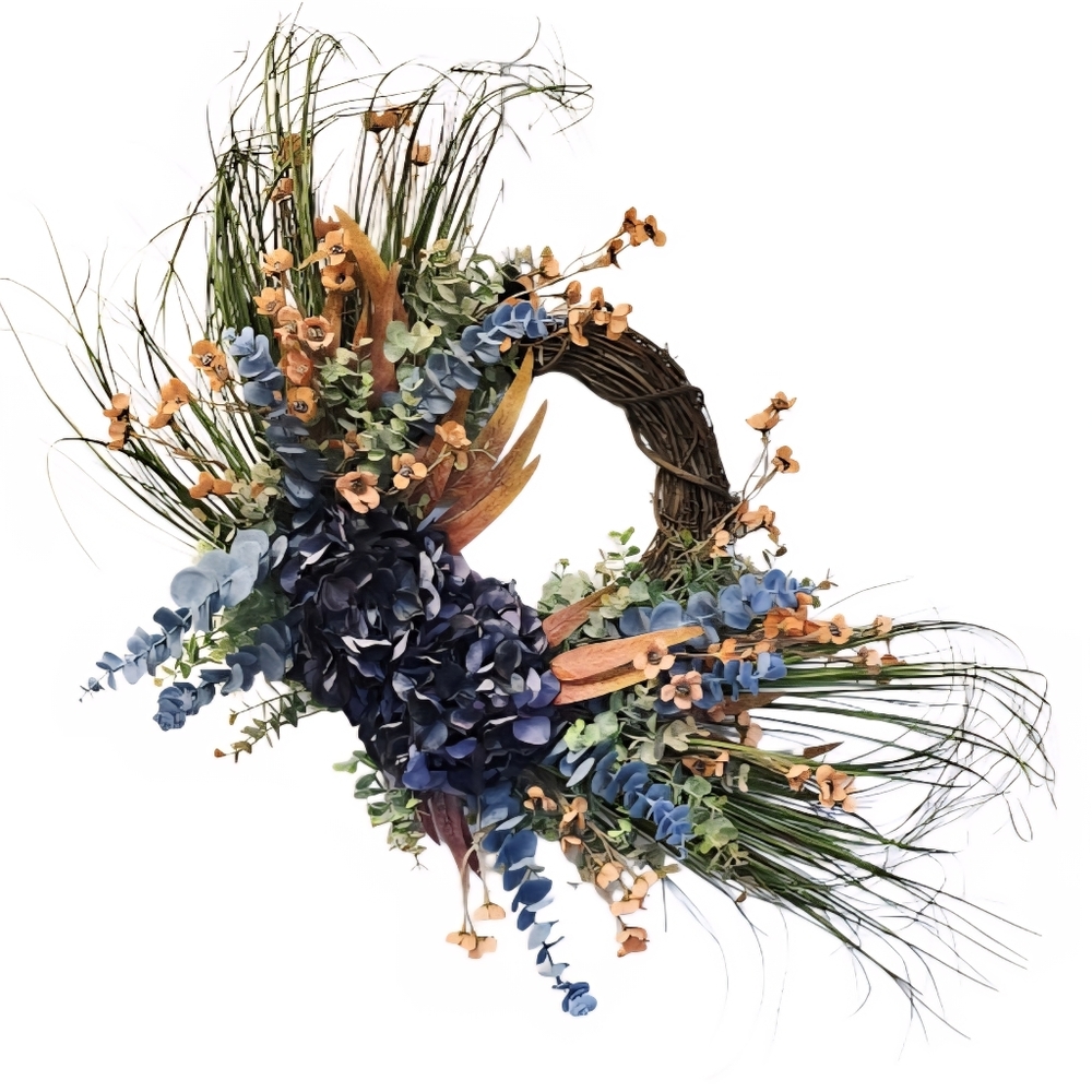 Rustic fall wreath - Picture 2 of 9